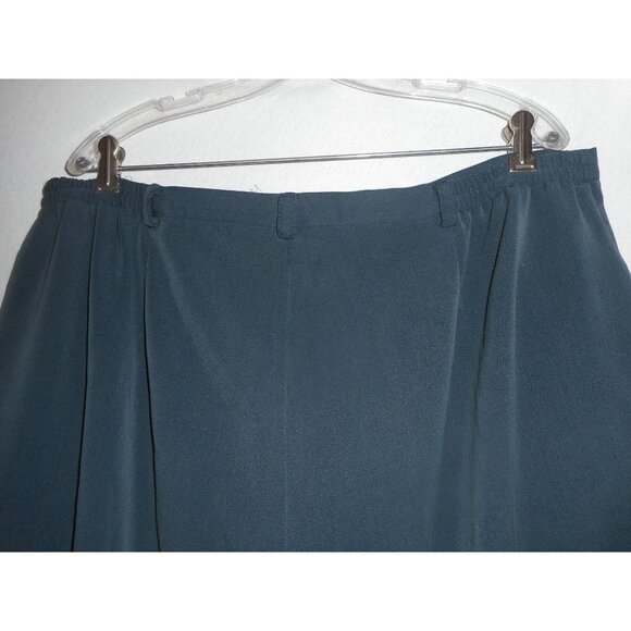 Sag Harbor Woman Size 22W Blue Grey wide leg Pants - Picture 5 of 5